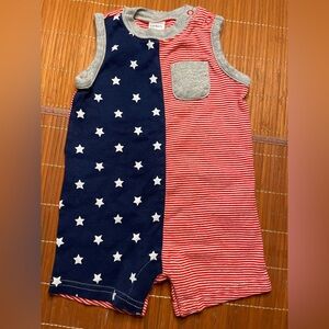 Carters Baby Boy Romper Creeper 4th Of July Patriotic Outfit 6 Months